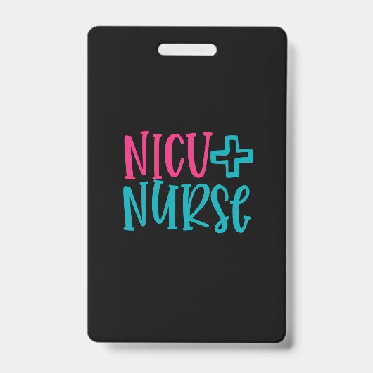 Nurse Gift | NICU Nurse バッジ (正面)
