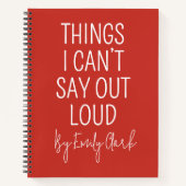 Nurse Gift Notebook, Funny Custom Medical Journal ノートブック (正面)