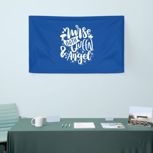 Nurse Gift | Nurse Both Queen And Angels 横断幕 (トレードショー)