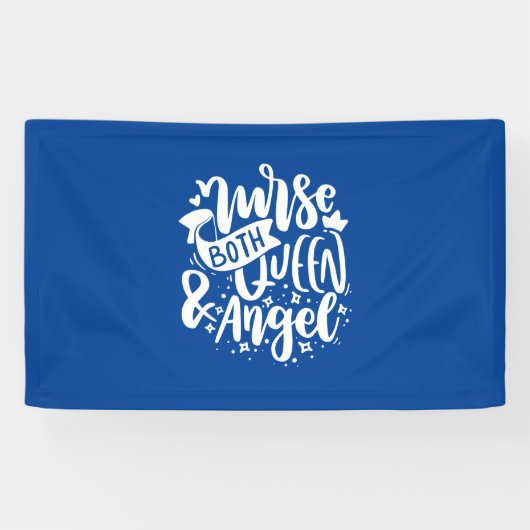 Nurse Gift | Nurse Both Queen And Angels 横断幕 (横)