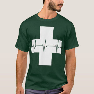 Nurse Gift  Nurse Heartbeat  Tシャツ