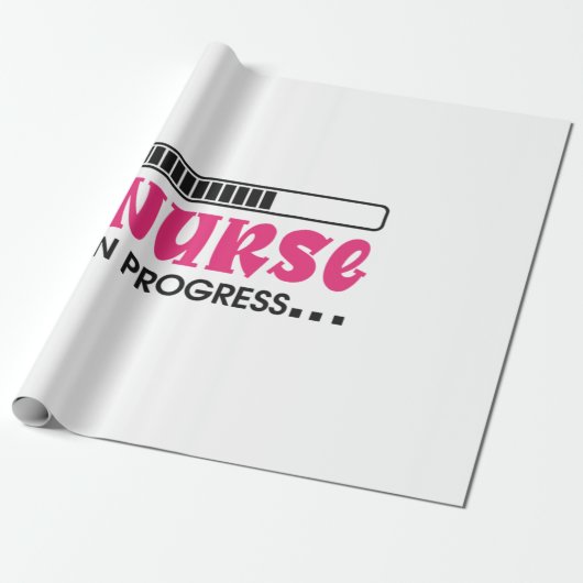 Nurse Gift Nurse In Progress ラッピングペーパー (アンロールド)