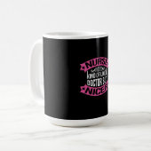 Nurse Gift | Nurse Kind Of Like A Doctor コーヒーマグカップ (正面左)