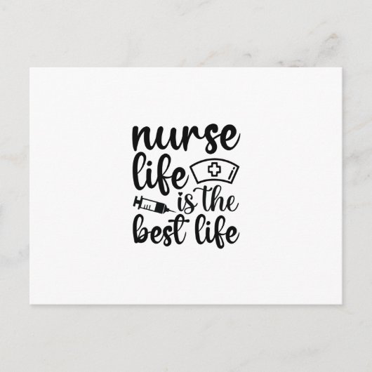 Nurse Gift Nurse Life Is The Best Life ポストカード (正面)