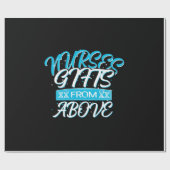 Nurse Gift | Nurses Gifts From Above ラッピングペーパー (フラット)