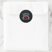 Nurse Gift | Nursing Is A Work Of Heart ラウンドシール (バッグ)