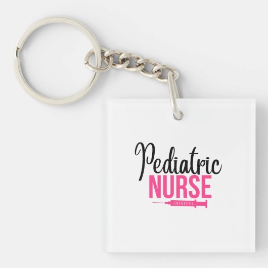 Nurse Gift Pediatric Nurse キーホルダー (正面)