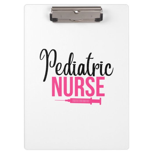 Nurse Gift Pediatric Nurse クリップボード (正面)