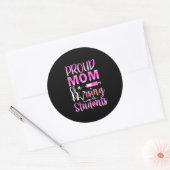 Nurse Gift | Proud Mom Of A Nursing ラウンドシール (封筒)