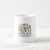 Nurse Gift | Proud Super Nurse コーヒーマグカップ (中央)