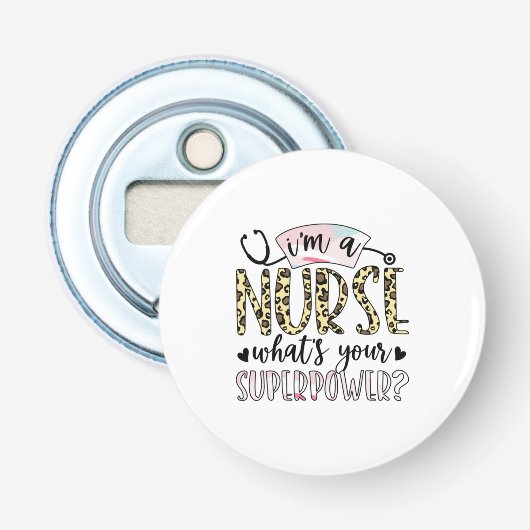 Nurse Gift | Proud Super Nurse 栓抜き (正面)