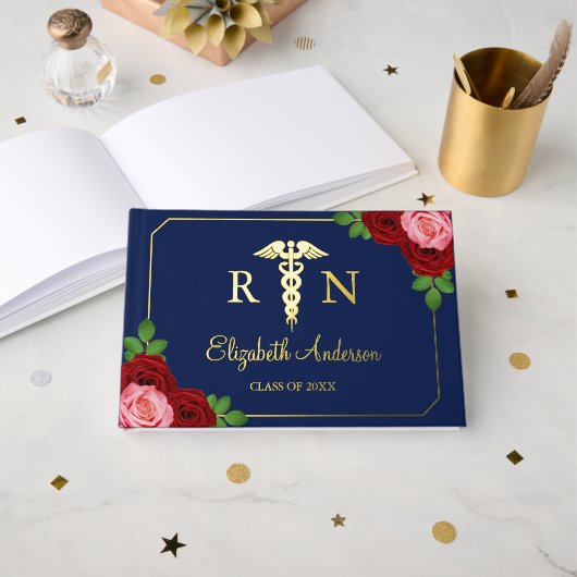 Nurse Graduation ゲストブック (正面見開き)