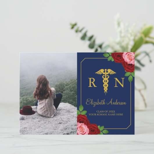 Nurse Graduation 案内状 (スタンド正面)