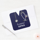 Nurse Graduation Congrats スクエアシール (封筒)