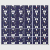 Nurse Graduation Gift Wrapping Paper ラッピングペーパー (フラット)