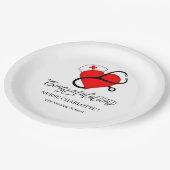  Nurse Graduation Party ペーパープレート (アングル)