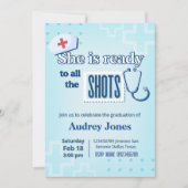 Nurse Graduation Party  招待状 (正面)