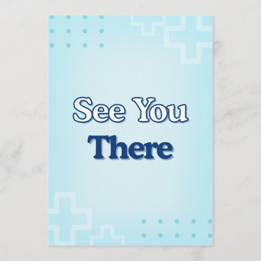 Nurse Graduation Party  招待状 (裏面)