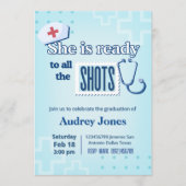 Nurse Graduation Party  招待状 (正面)