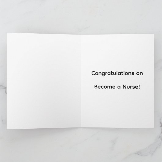 Nurse Greeting Card カード (内部)