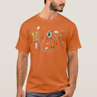 Nurse Halloween Costume Stethoscope Heartbeat Pump Tシャツ