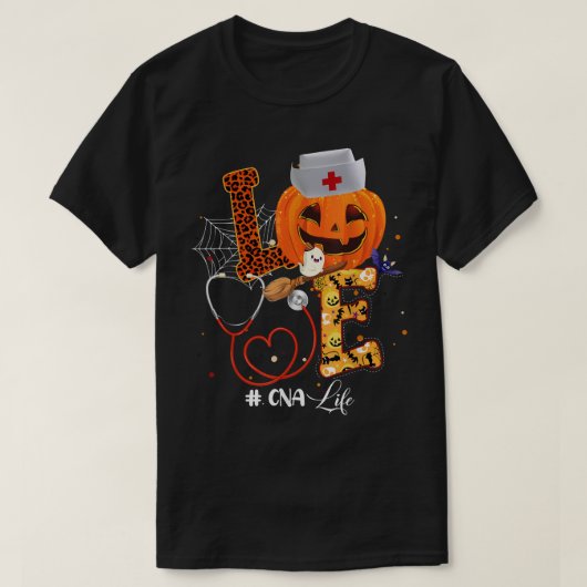 Nurse Halloween Costumes For Women Wth Love CNA Li Tシャツ (デザイン正面)