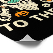 Nurse Halloween Ghost Crew Vaccine Say Boo To The  ポスター (角)