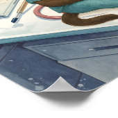 Nurse have a coffee break ポスター (角)