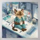 Nurse have a coffee break ポスター (正面)