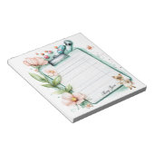 Nurse having a cup of coffee  ノートパッド (アングル)