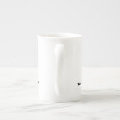 Nurse having a cup of coffee  ボーンチャイナマグカップ (裏面)