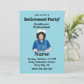 Nurse Healthcare Professional Retirement Party 招待状 (スタンド正面)