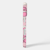 Nurse Hearts, Hats and Clogs Monogram Case-Mate iPhoneケース (裏面 / 右)