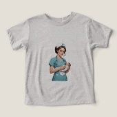 Nurse Holding Newborn – Gentle Care Medical Design (デザイン正面)