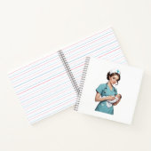 Nurse Holding Newborn – Gentle Care Medical Design ノートブック (内部)