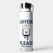   Nurse Humor "Caffeine IV Please" ウォーターボトル (背面)