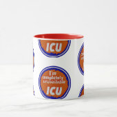 Nurse Humor Print Novelty: I C U mug マグカップ (中央)
