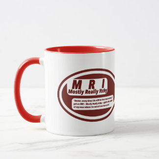 Nurse Humor Print Novelty: M R I , mugs マグカップ