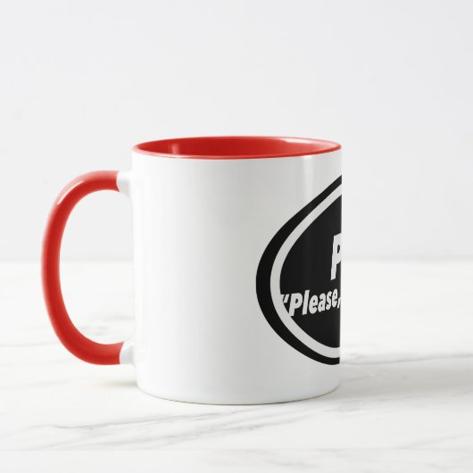 Nurse Humor Print Novelty: P R N マグカップ (左)