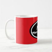 Nurse Humor Print Novelty "PRN"  コーヒーマグカップ (左)