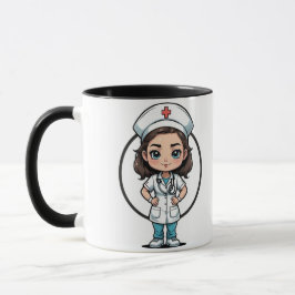Nurse Illustration Coffee Mug マグカップ