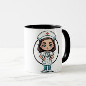 Nurse Illustration Coffee Mug マグカップ (正面右)