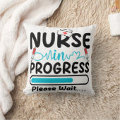 Nurse in Progress Loading クッション (ブランケット)