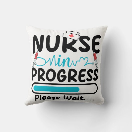 Nurse in Progress Loading クッション (裏面)