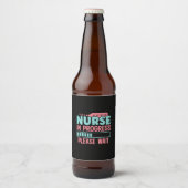 Nurse In Progress Please ビールラベル (正面)