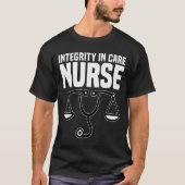 NURSE - INTEGRITY IN CARE Tシャツ (正面)