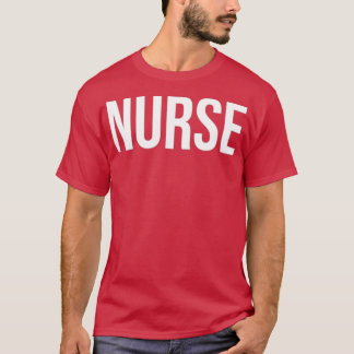Nurse Job Title Plain Text Tシャツ