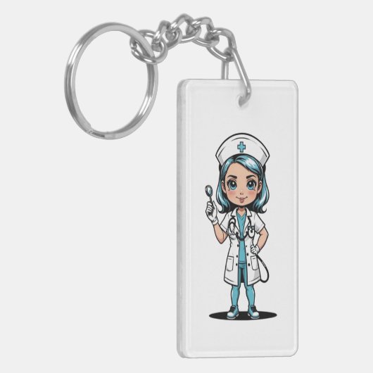 Nurse Keychain Collection - Empowering Nursing Log キーホルダー (正面左)