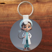 Nurse Keychain Collection - Heartfelt Nursing Logo キーホルダー (正面)