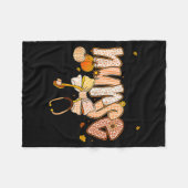 Nurse Labor And Delivery Coquette Fall Pumpkin Tha フリースブランケット (正面(横))